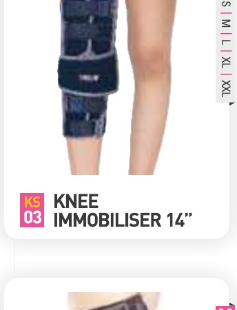 Knee Immobiliser 19